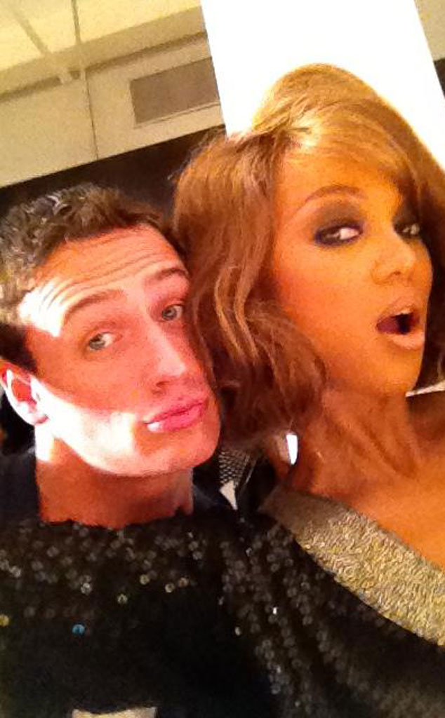 Ryan Lochte, Tyra Banks, Twit Pic